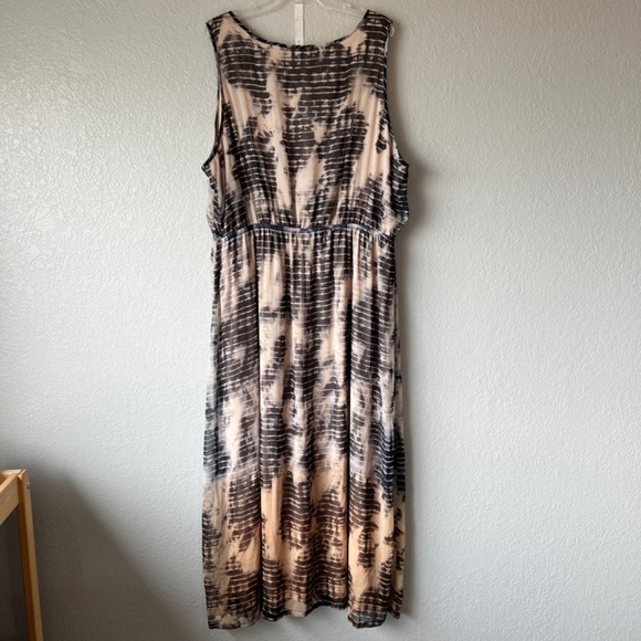 Lane Bryant maxi tie dye ombré dress - Picture 2 of 11